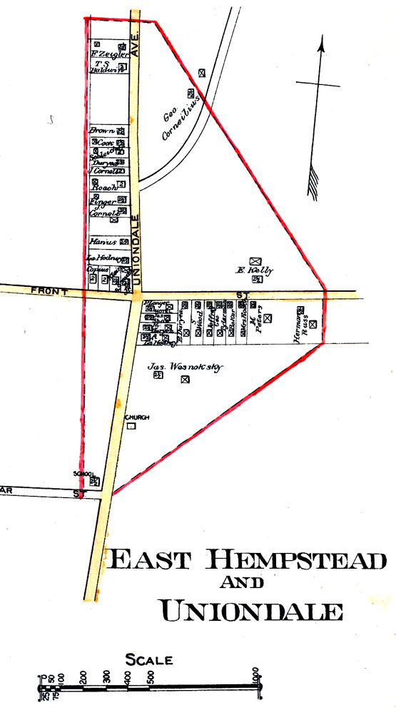 Josph Uniondale farm map