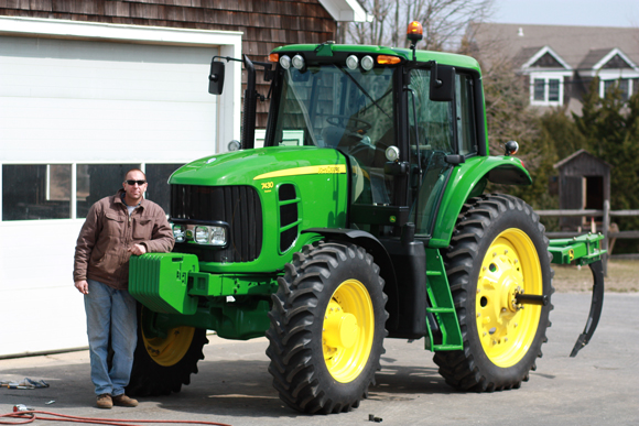 Mike & New tractor