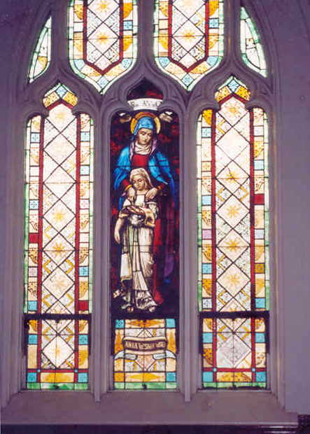 St. HEdwig's Floral Park Anna Wesnofske window